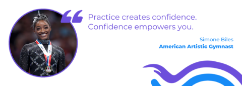 Confidence Simone Biles