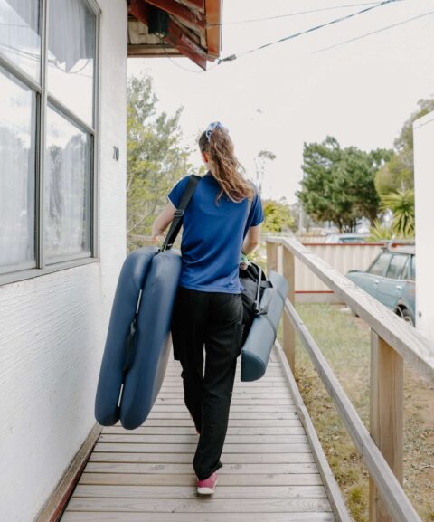 private in home massage elderly seniors aged care australia