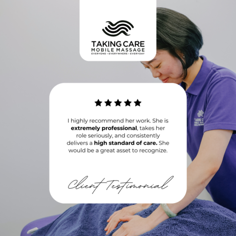 Positive Client Testimonial for Remedial Massage in Australia