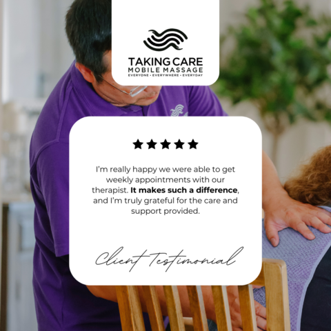 Positive Client Testimonial for Remedial Massage in Australia