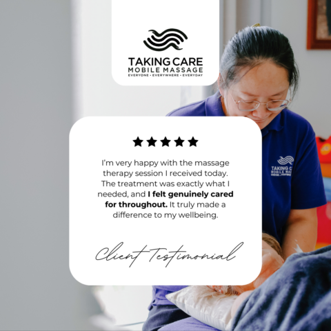 Positive Client Testimonial for Remedial Massage in Australia